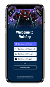 ValoApp, the official mobile and web application of ValoLeague