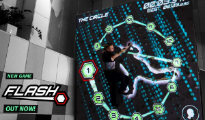 Our AR game platforms for trampolines and climbing walls at IAAPA EU